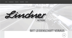 Desktop Screenshot of lindner.at